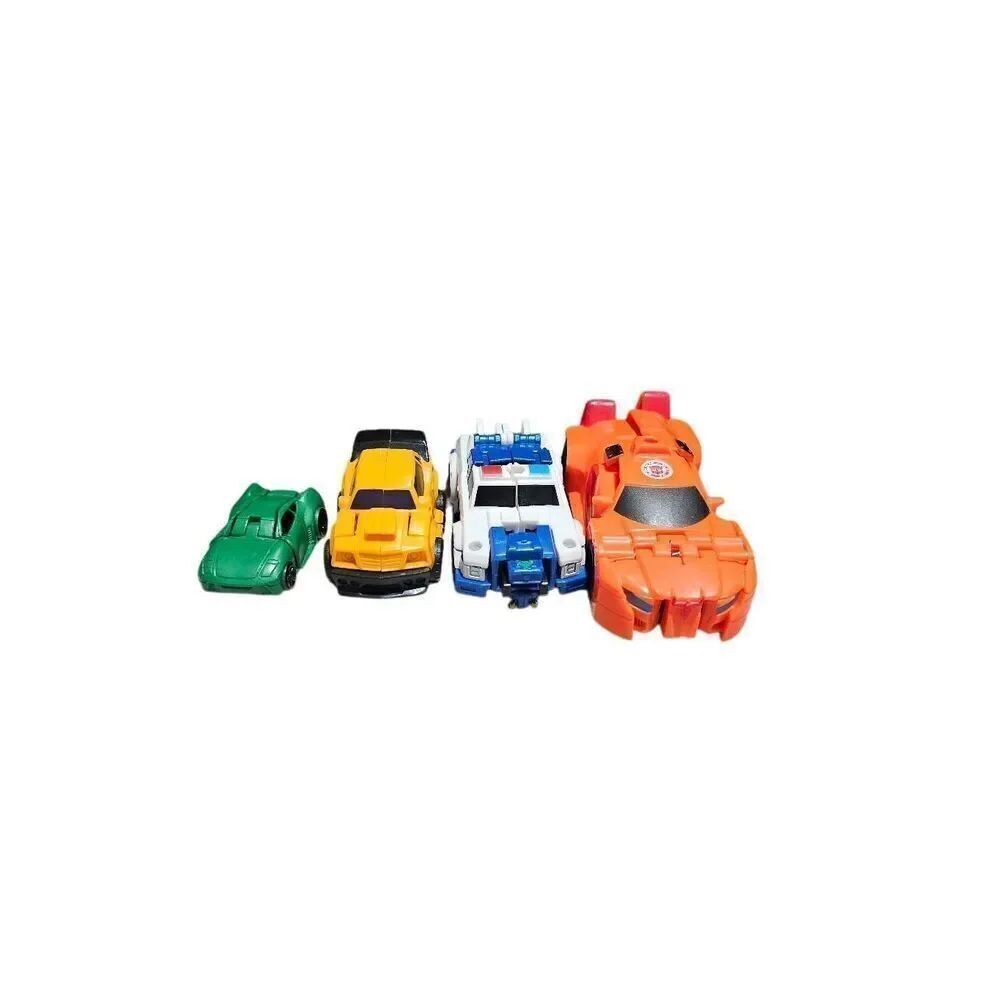 4 transformers bundle tiny turbo rare B.cool combine forces
